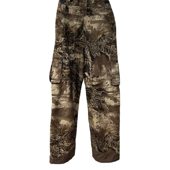 Realtree Scent Factor MAX-1 Waterproof Windproof Youth XL Camo Zip Cargo Pants - Picture 7 of 9